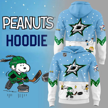 Dallas Stars Peanuts & Snoopy Night Hoodie