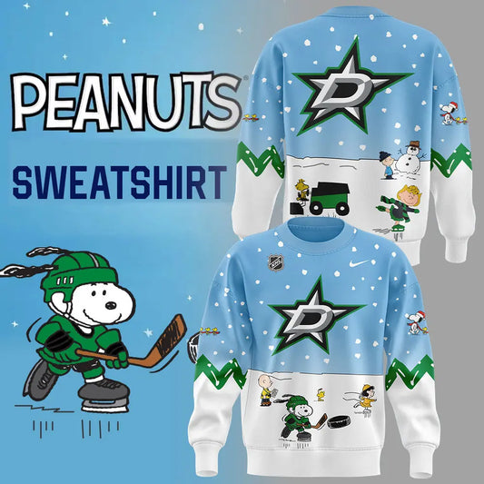 Dallas Stars Peanuts & Snoopy Night Sweatshirt