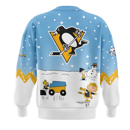 Pittsburgh Penguins Peanuts & Snoopy Night Sweatshirt