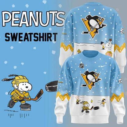 Pittsburgh Penguins Peanuts & Snoopy Night Sweatshirt