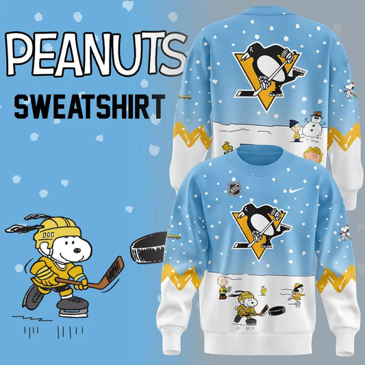 Pittsburgh Penguins Peanuts & Snoopy Night Sweatshirt