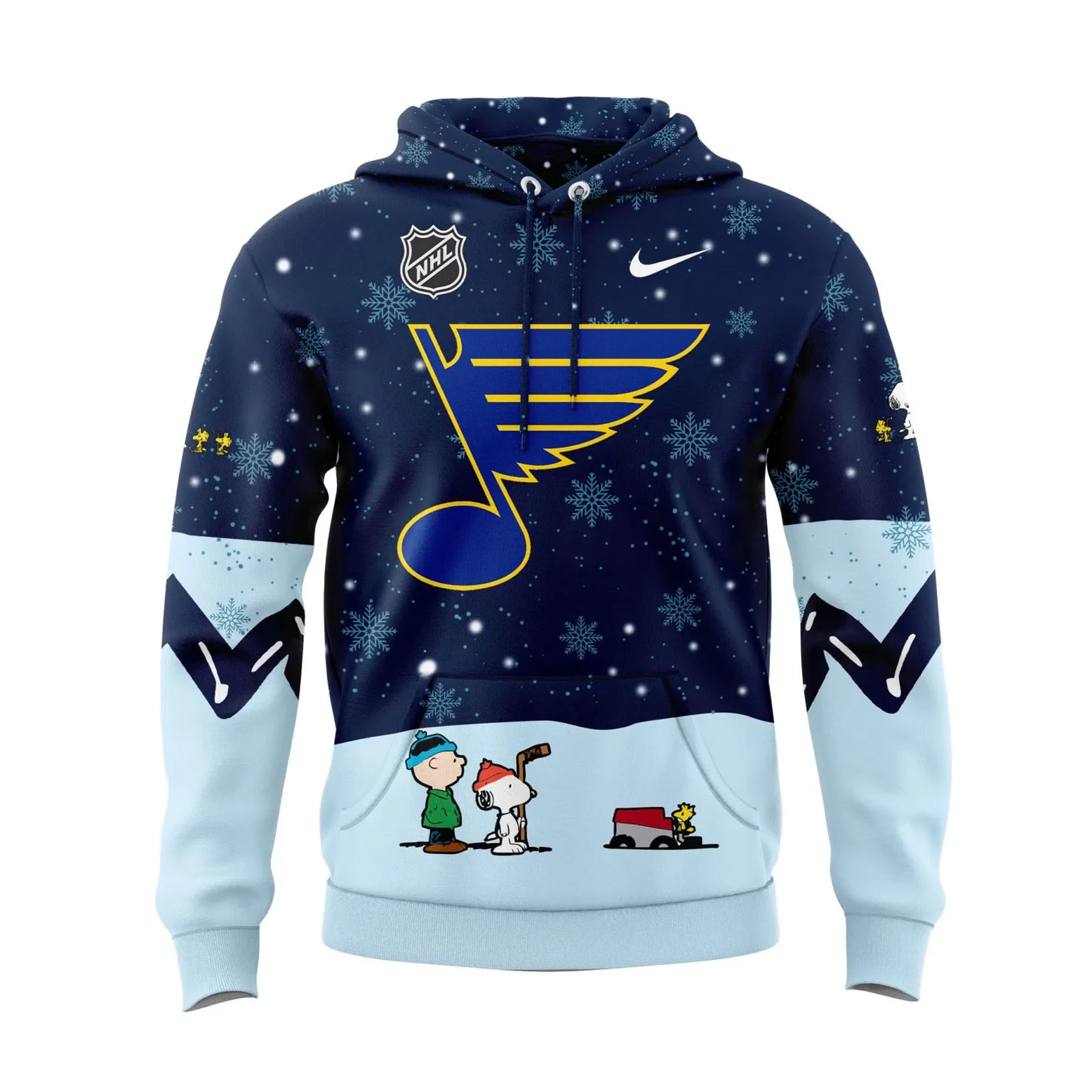 St. Louis Blues Peanuts & Snoopy Night Hoodie