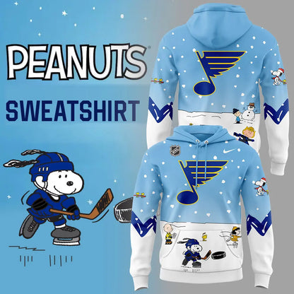 St. Louis Blues Peanuts & Snoopy Night Hoodie