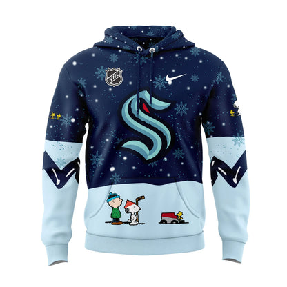 Seattle Kraken Peanuts & Snoopy Night Hoodie