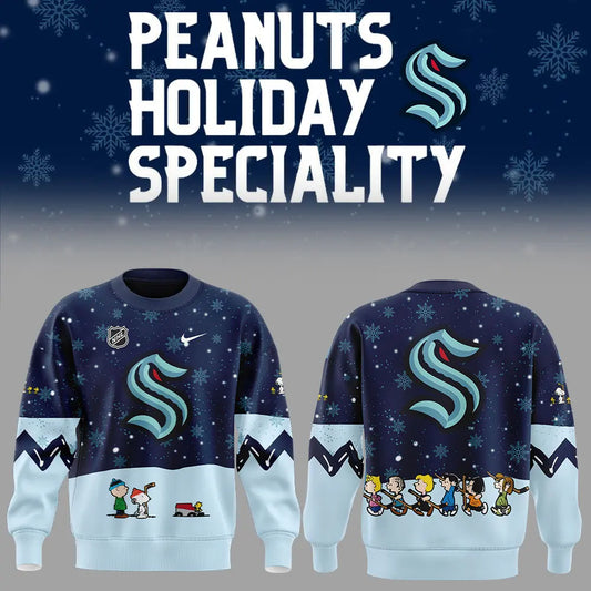 Seattle Kraken Peanuts & Snoopy Night Sweatshirt