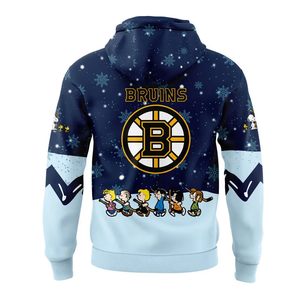 Boston Bruins Peanuts & Snoopy Night Hoodie