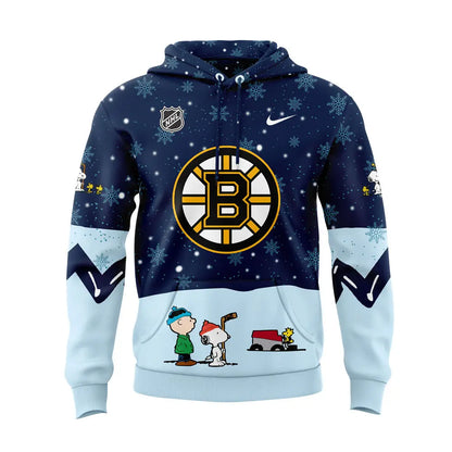 Boston Bruins Peanuts & Snoopy Night Hoodie