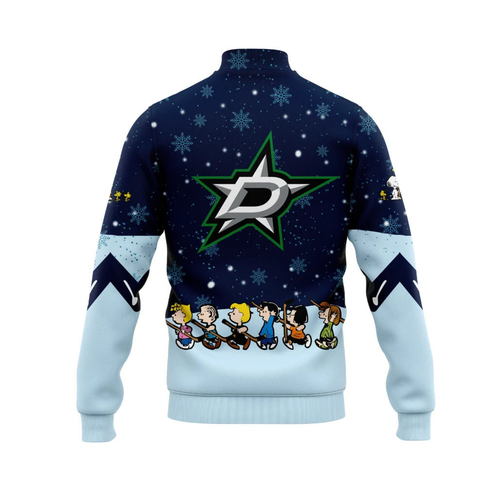 Dallas Stars Peanuts & Snoopy Night Bomber Jacket