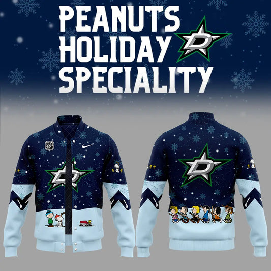 Dallas Stars Peanuts & Snoopy Night Bomber Jacket