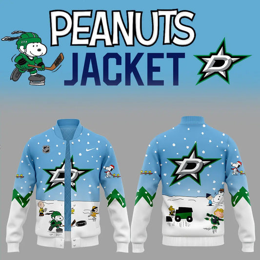 Dallas Stars Peanuts & Snoopy Night Bomber Jacket