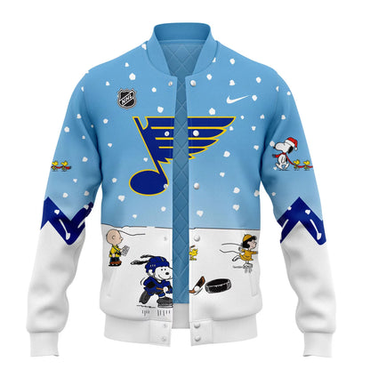 St. Louis Blues Peanuts & Snoopy Night Bomber Jacket