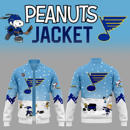 St. Louis Blues Peanuts & Snoopy Night Bomber Jacket