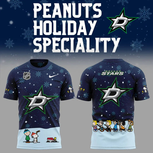 Dallas Stars Peanuts & Snoopy Night Tshirt