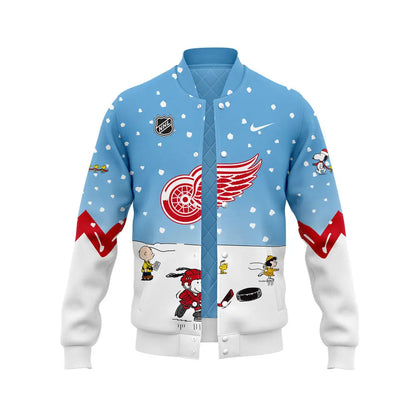 Detroit Red Wings Peanuts & Snoopy Night Bomber Jacket