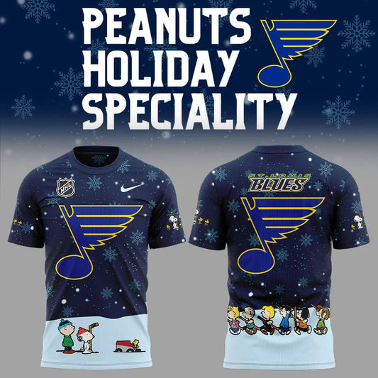 St. Louis Blues Peanuts & Snoopy Night Tshirt