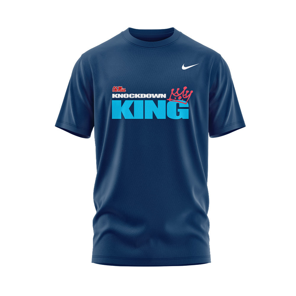 Limited Edition Ole Miss Football Knockdown King Tshirt