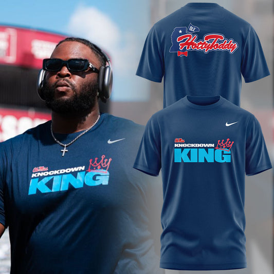 Limited Edition Ole Miss Football Knockdown King Tshirt