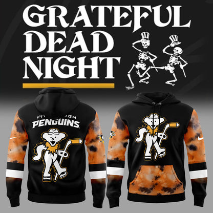 Limited Edition Pittsburgh Penguins Grateful Dead Night Hoodie