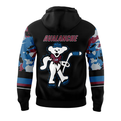 Limited Edition Colorado Avalanche Grateful Dead Night Hoodie