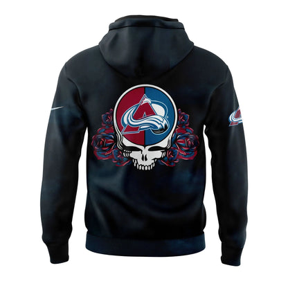 Limited Edition Colorado Avalanche Grateful Dead Night Hoodie