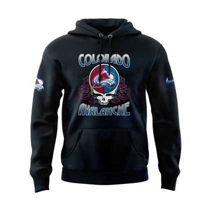 Limited Edition Colorado Avalanche Grateful Dead Night Hoodie