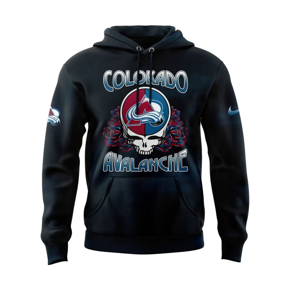 Limited Edition Colorado Avalanche Grateful Dead Night Hoodie