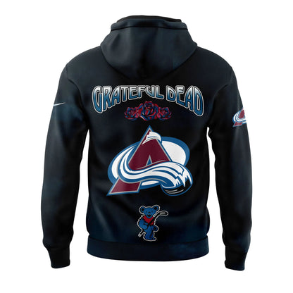 Limited Edition Colorado Avalanche Grateful Dead Night Hoodie