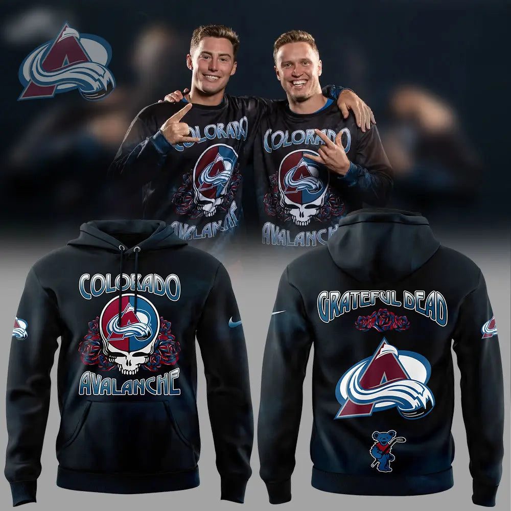 Limited Edition Colorado Avalanche Grateful Dead Night Hoodie