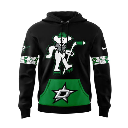 Limited Edition Dallas Stars Grateful Dead Night Hoodie