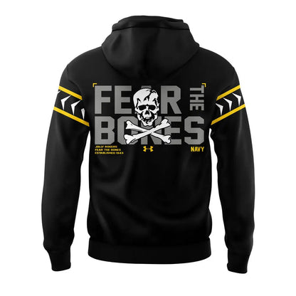 Angel Of Death Jolly Rogers Navy Midshipmen Hoodie