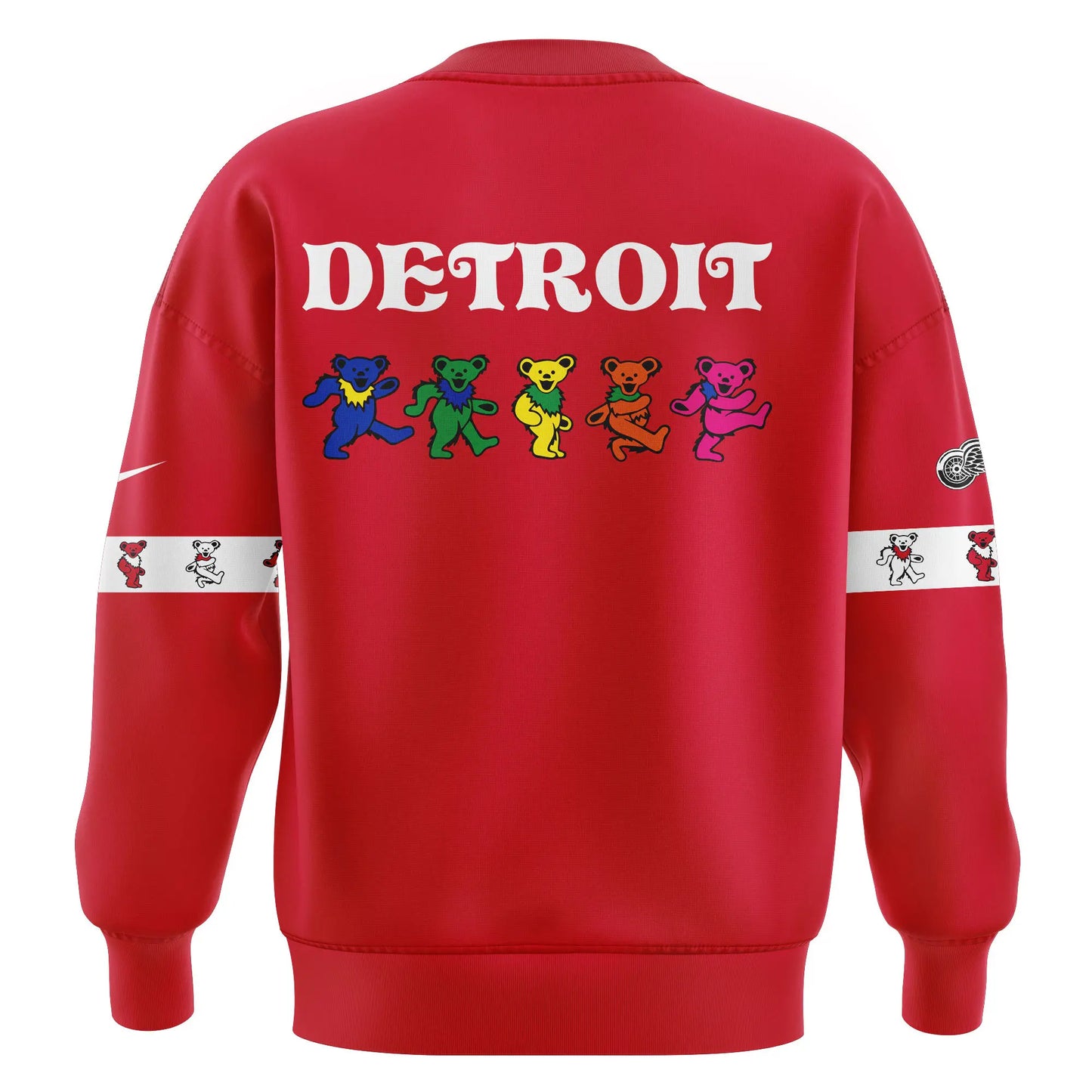 Limited Edition Detroit Red Wings Grateful Dead Night Sweatshirt