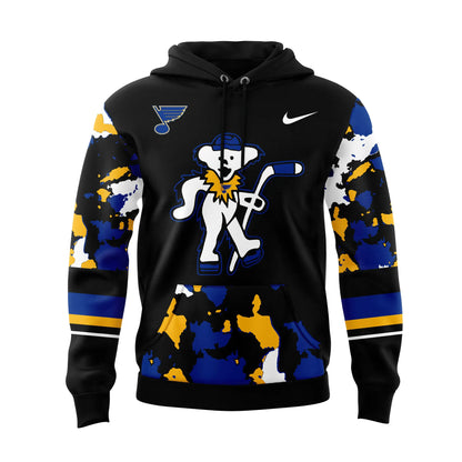 Limited Edition St. Louis Blues Grateful Dead Night Hoodie