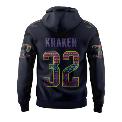 Limited Edition Seattle Kraken Hispanic Heritage Night 2024 Hoodie