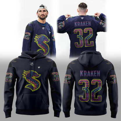 Limited Edition Seattle Kraken Hispanic Heritage Night 2024 Hoodie