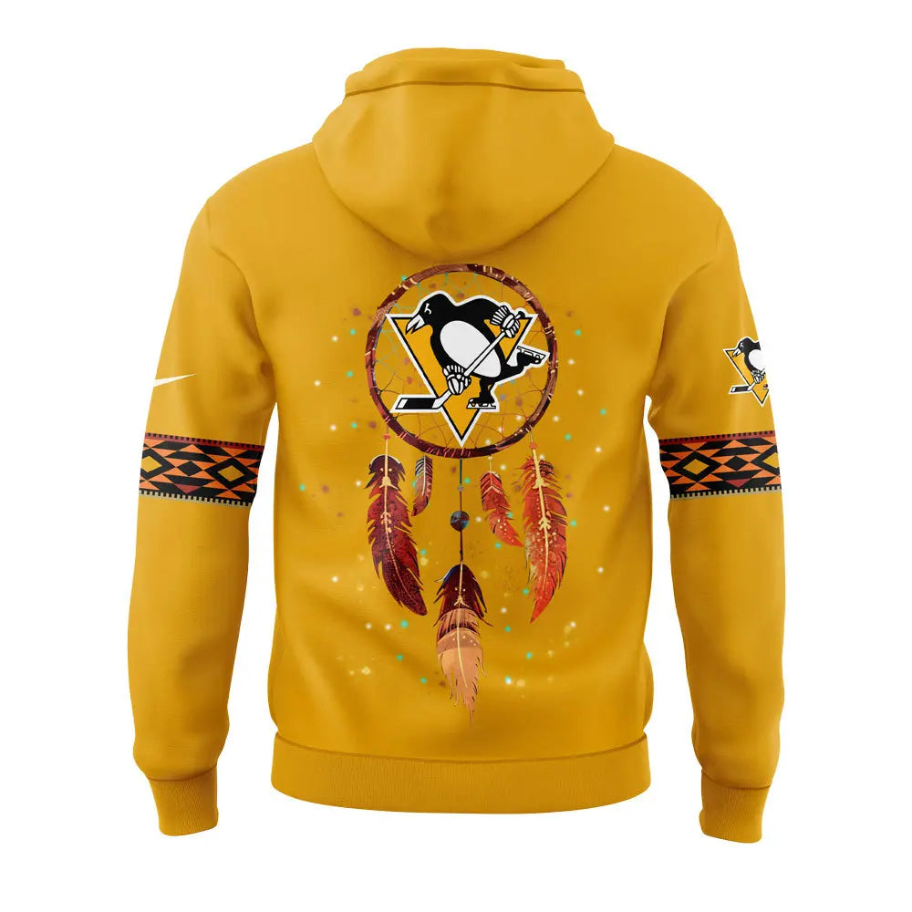 Limited Edition Pittsburgh Penguins Native American Heritage Month Hoodie