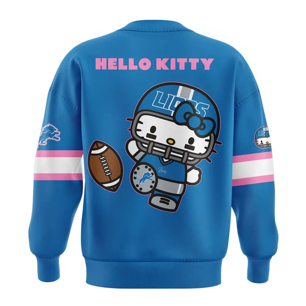 Limited Edition Detroit Lions x Hello Kitty Sweatshirt