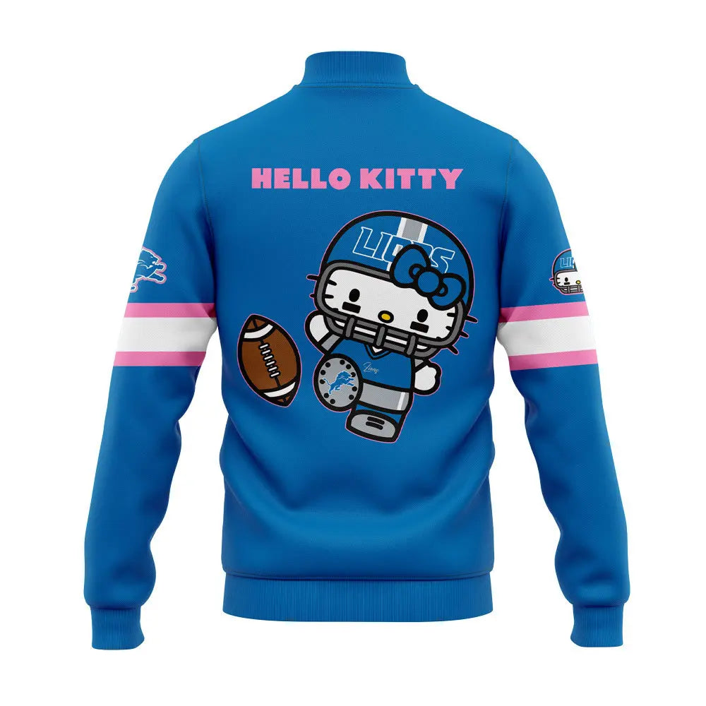 Limited Edition Detroit Lions x Hello Kitty Bomber Jacket