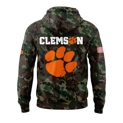 Clemson Football Coach ”Dabo Swinney” Camo Hoodie