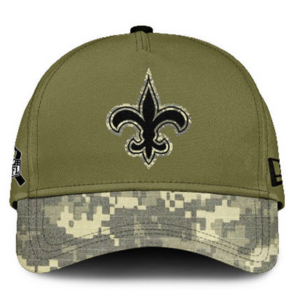 New Orleans Saints 2024 Salute to Service Club Limited Edition Camo Hoodie