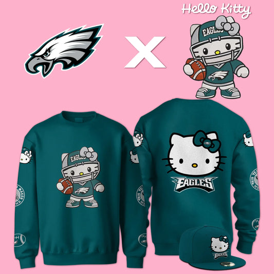 Philadelphia Eagles x Hello Kitty Sweatshirt 2024