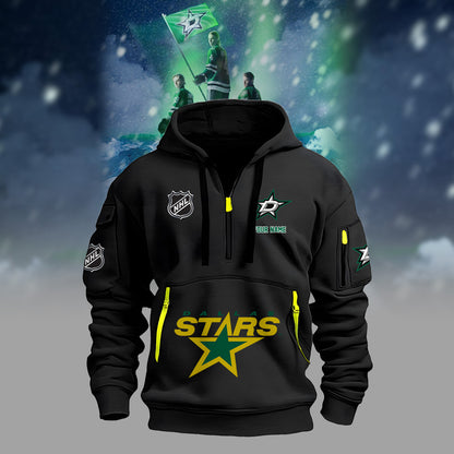 Limited Edition Dallas Stars Half Zip Hoodie