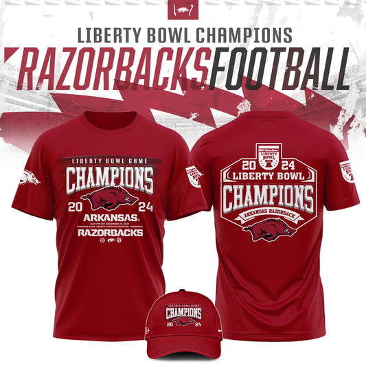 Arkansas Razorback Bowl Champion 2024 Tshirt Limited Edition