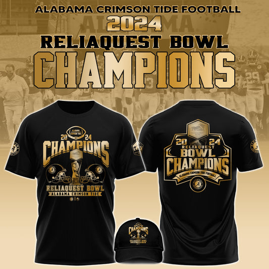 Alabama Crimson Tide NCAA ReliaQuest Bowl Champions Limited Edition T.Shirts