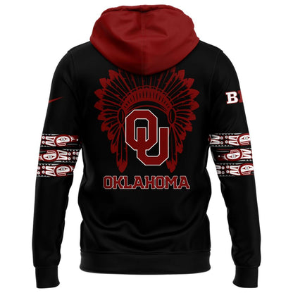 Oklahoma Sooners 2024 Native American Heritage Month Premium Limited Pullover Hoodie