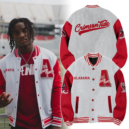 OVO x NCAA Alabama Crimson Tide Varsity Jacket