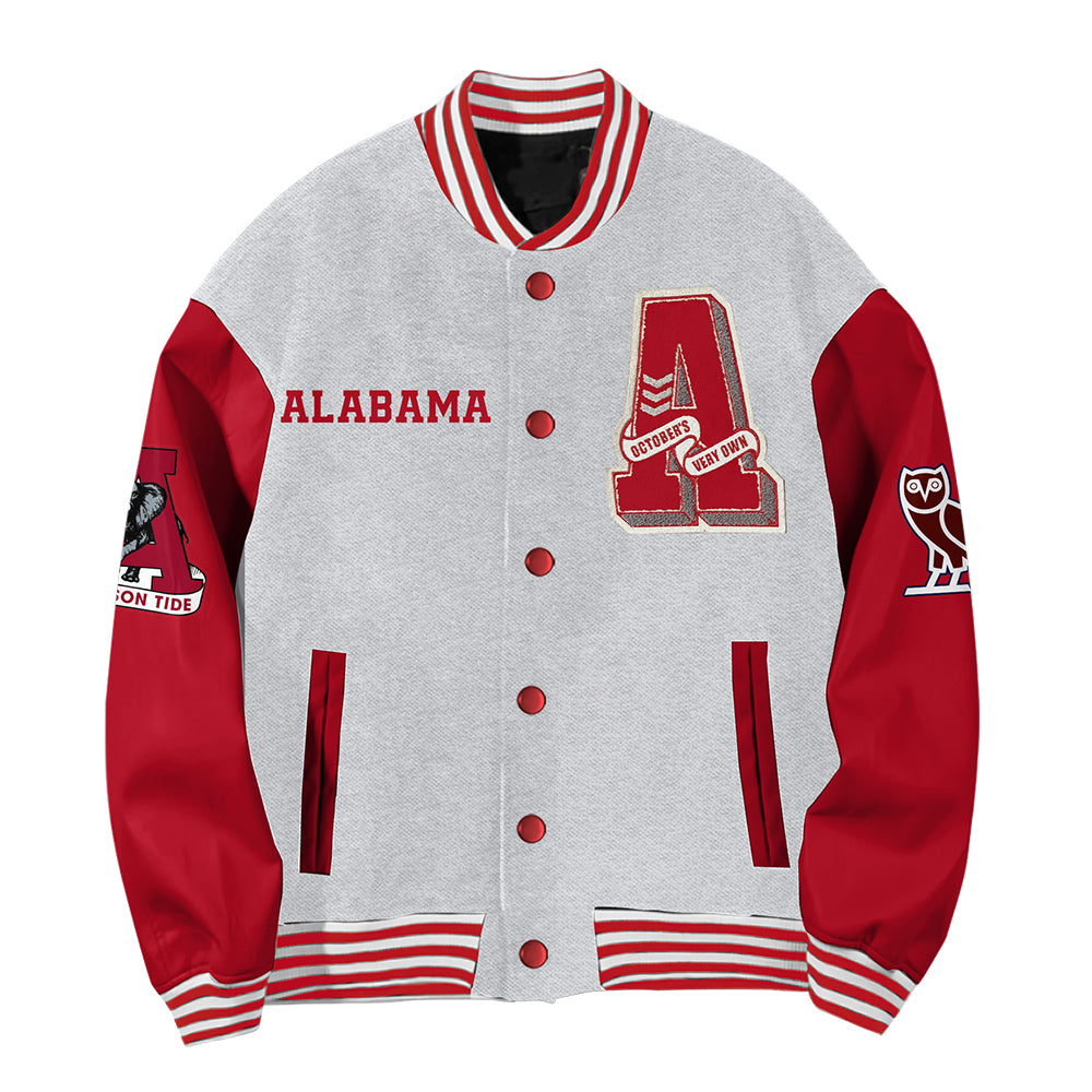 OVO x NCAA Alabama Crimson Tide Varsity Jacket