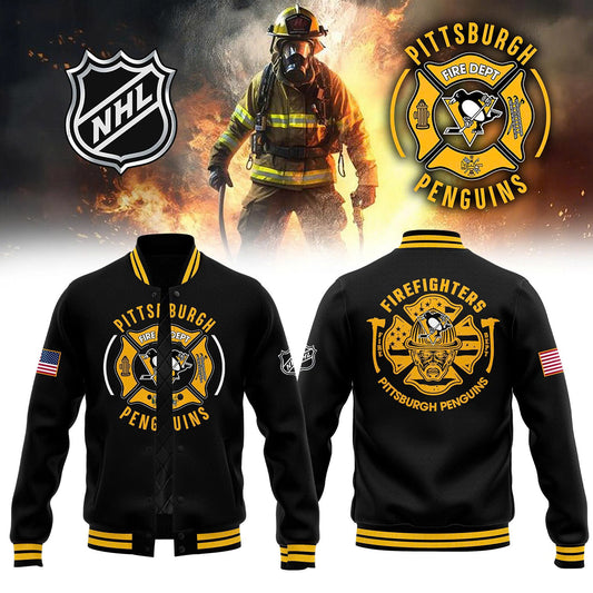 Pittsburgh Penguins x 2024 Firefighter Appreciation Night Premium Limited Jacket