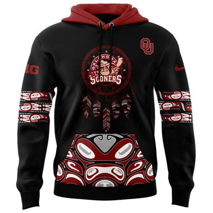 Oklahoma Sooners 2024 Native American Heritage Month Premium Limited Pullover Hoodie