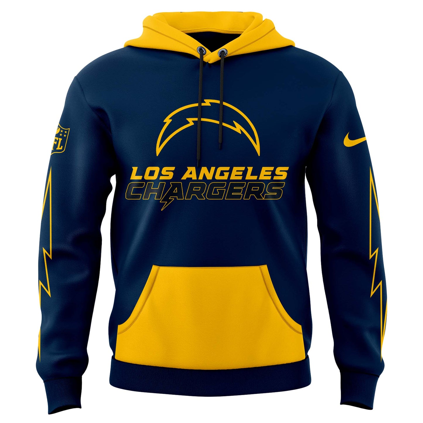 Los Angeles Chargers NAVY 2024 Fleece Pullover Hoodi