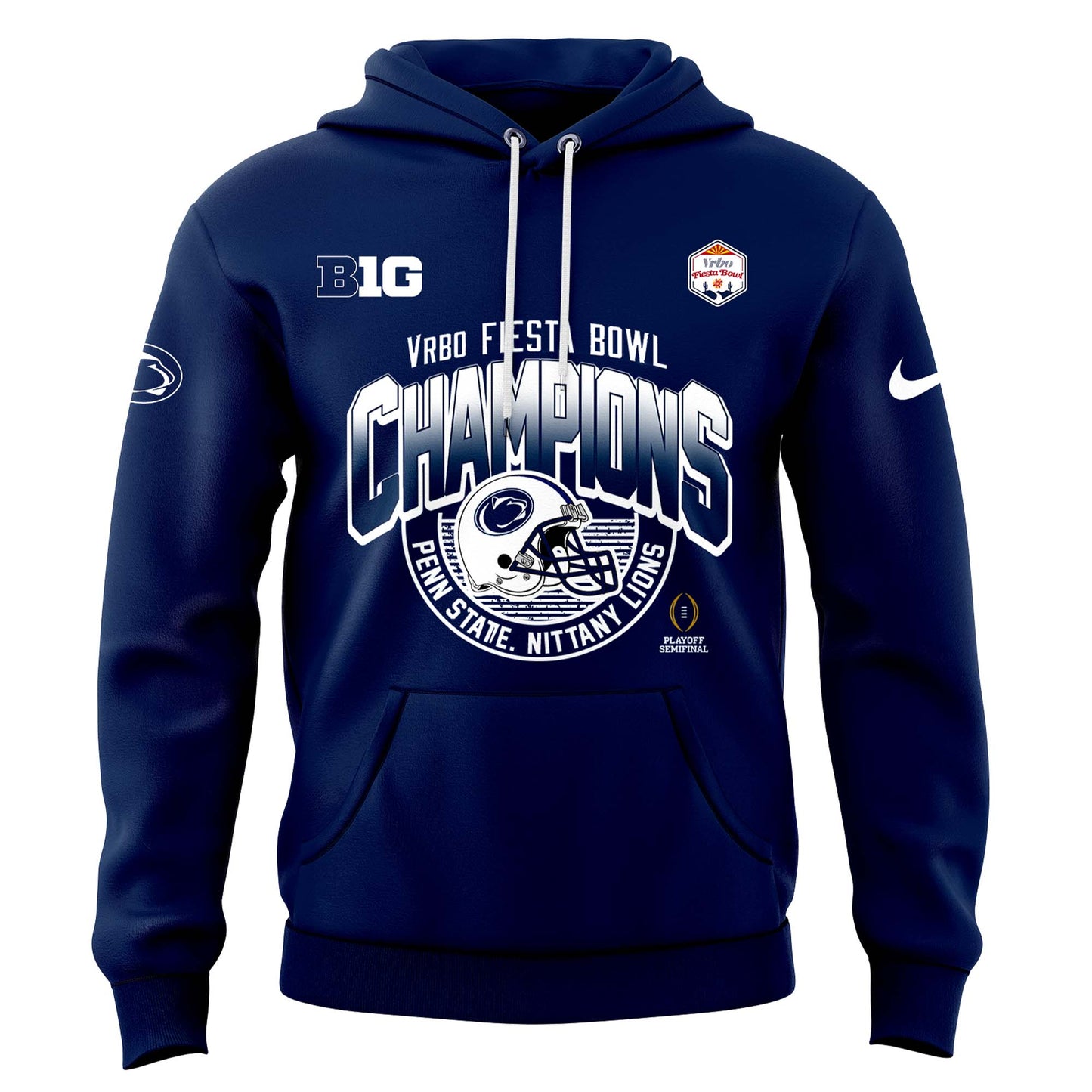 Limited Edition Penn State Nittany Lions College Football Playoff 2024 Fiesta Bowl Champions Hoodie